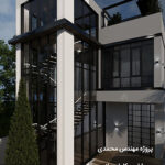 طراحی کامل ویلا مازندران، طراحی نما و طراحی داخلی ویلا